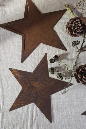 Sterne Stern zum Haengen Roststern Metallstern Dekostern Weihnachtsstern im Mrs Greenery Shop bestellen kaufen