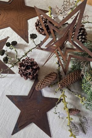Sterne Stern zum Haengen Roststern Metallstern Dekostern Weihnachtsstern im Mrs Greenery Shop bestellen kaufen