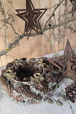 adventskranz adventskerzenhalter adventsring adventdeko kerzendeko im mrs greenery shop bestellen kaufen metallring adventsring