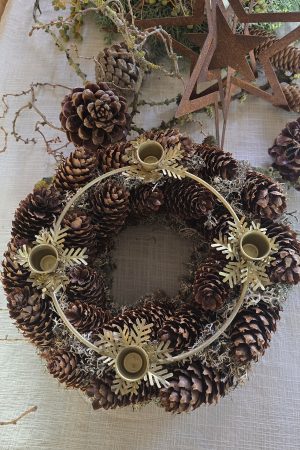 adventskranz adventskerzenhalter adventsring adventdeko kerzendeko im mrs greenery shop bestellen kaufen metallring adventsring