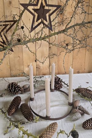 adventskranz adventskerzenhalter adventsring adventdeko kerzendeko im mrs greenery shop bestellen kaufen metallring adventsring