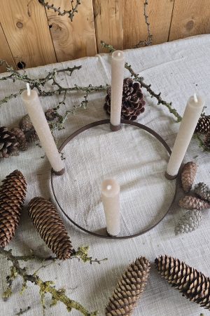 adventskranz adventskerzenhalter adventsring adventdeko kerzendeko im mrs greenery shop bestellen kaufen metallring adventsring