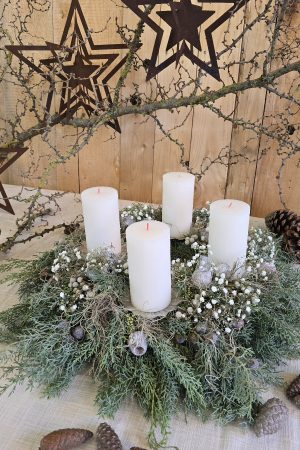 DIY adventskranz kreativ st anleitung workshop kranzbinden winterkranz selbermachen mit mrs greenery kaufen bestellen