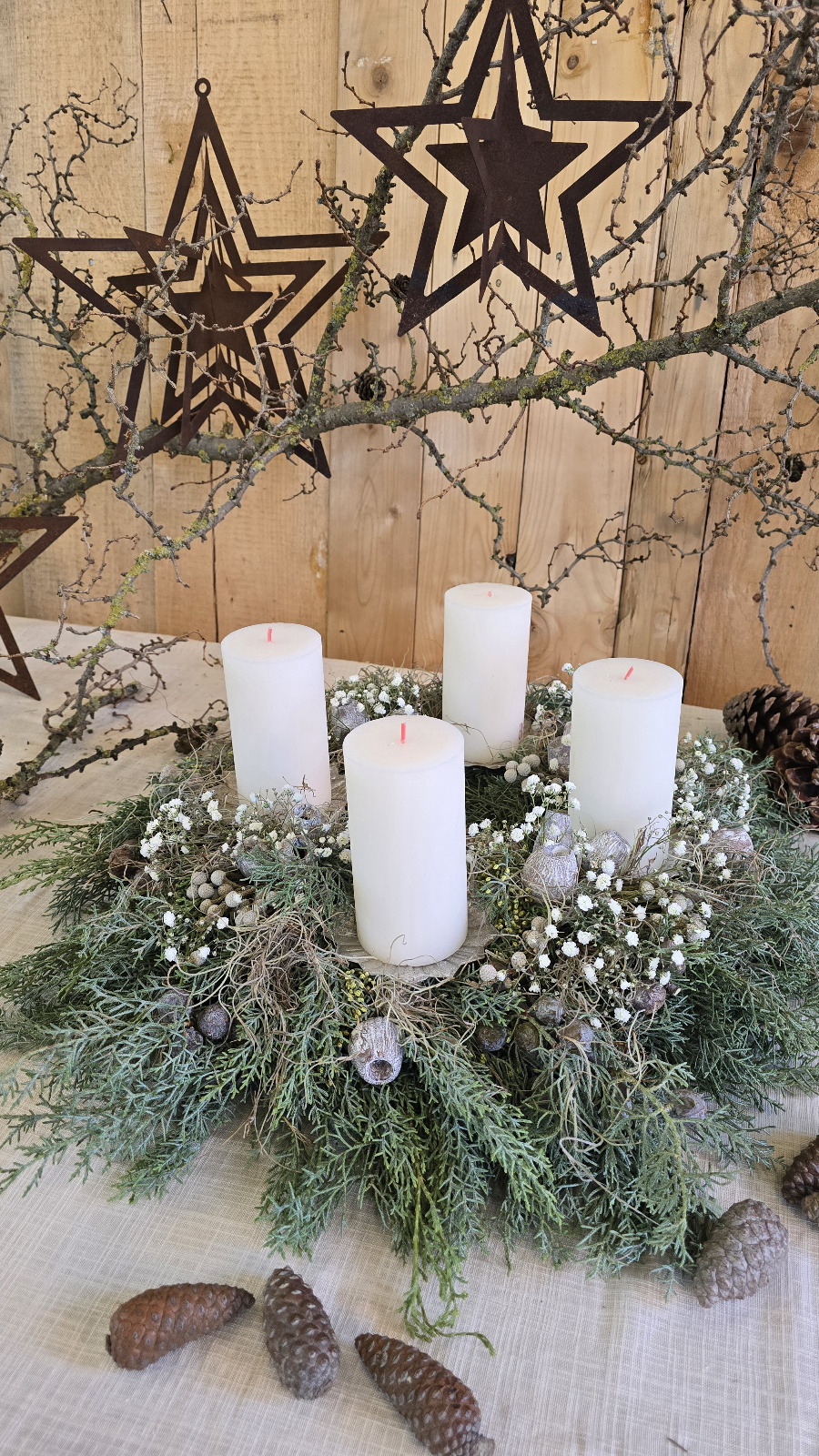 DIY adventskranz kreativ st anleitung workshop kranzbinden winterkranz selbermachen mit mrs greenery kaufen bestellen