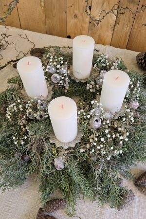 DIY adventskranz kreativ st anleitung workshop kranzbinden winterkranz selbermachen mit mrs greenery kaufen bestellen