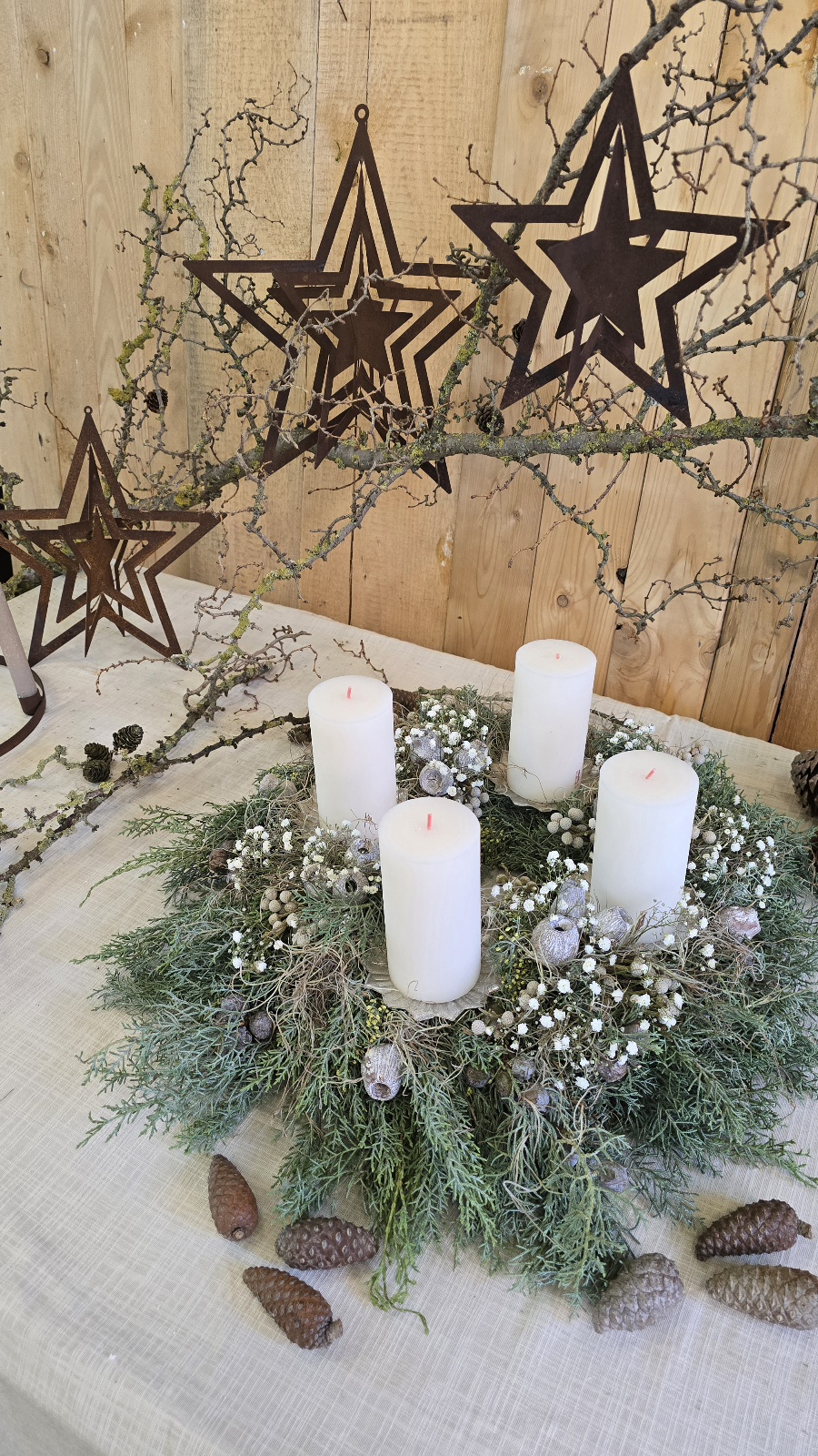 DIY adventskranz kreativ st anleitung workshop kranzbinden winterkranz selbermachen mit mrs greenery kaufen bestellen