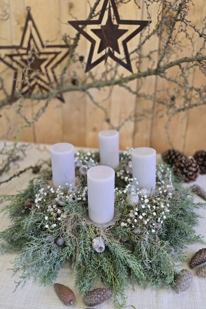 DIY adventskranz kreativ st anleitung workshop kranzbinden winterkranz selbermachen mit mrs greenery kaufen bestellen