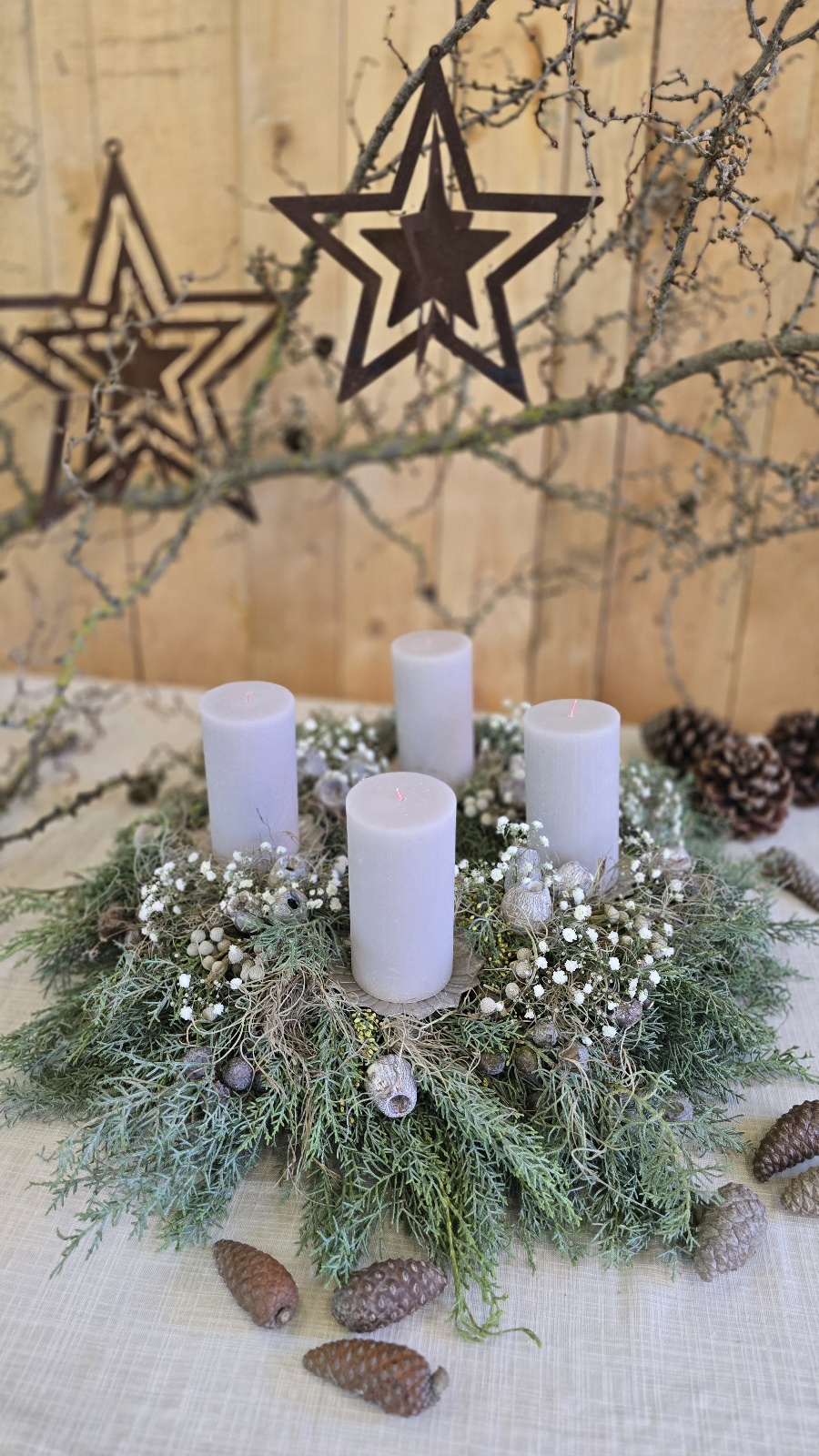 DIY adventskranz kreativ st anleitung workshop kranzbinden winterkranz selbermachen mit mrs greenery kaufen bestellen