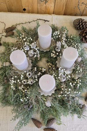 DIY adventskranz kreativ st anleitung workshop kranzbinden winterkranz selbermachen mit mrs greenery kaufen bestellen