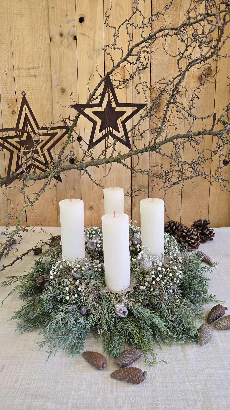 DIY adventskranz kreativ st anleitung workshop kranzbinden winterkranz selbermachen mit mrs greenery kaufen bestellen