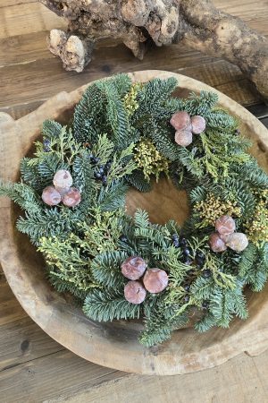 winterkranz weihnachtskranz tannenkranz zapfenkranz im mrs greenery shop bestellen kaufen