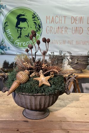 Schale mit Hirsch Dekoschale Hirschköpfe Metallschale im Mrs Greenery shop bestellen kaufen