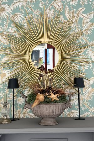 Schale mit Hirsch Dekoschale Hirschköpfe Metallschale im Mrs Greenery shop bestellen kaufen