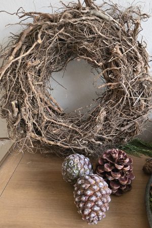 kranz winterkranz wurzelkranz fertigkranz fertig gebunden im mrs greenery shop bestellen kaufen