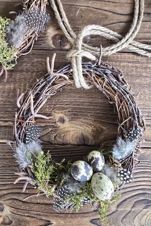 osterkranz eierkranz osterdeko kranz trockenblumenkranz kränze im mrs greenery shop bestellen kaufen