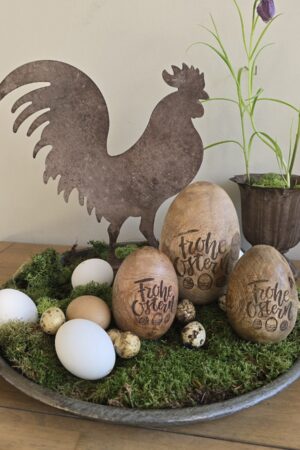 Holz-Ei Osterei Osterdeko Naturdeko Ostern Holzei Holzdeko im Mrs Greenery Shop bestellen kaufen