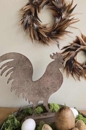 Nest natur Osternest Holzei Osterei Federkranz Kranz Dekonest Osterdeko Dekoidee Ostern im Mrs Greenery Shop bestellen