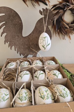 gänseeier eier handbemalt ostern osterdeko ostereier flora fauna im mrs greenery shop bestellen kaufen