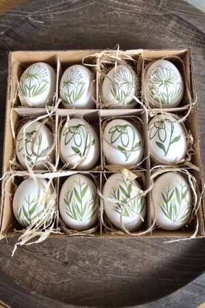 hühnereier eier handbemalt ostern osterdeko ostereier flora fauna im mrs greenery shop bestellen kaufen