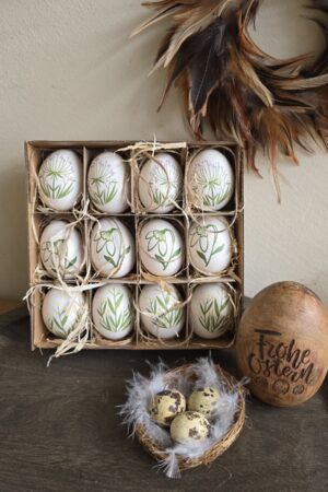 hühnereier eier handbemalt ostern osterdeko ostereier flora fauna im mrs greenery shop bestellen kaufen