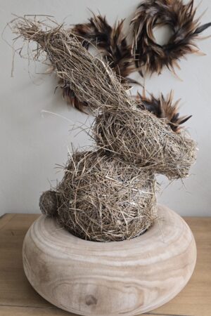 Hase grashase heuhase gras heu Osterhase naturhase dekohase osterdeko deko natur dekoidee holzdeko naturdeko im Mrs Greenery Shop bestellen kaufen