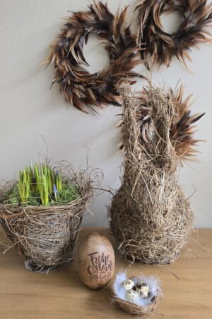 Hase grashase heuhase gras heu Osterhase naturhase dekohase osterdeko deko natur dekoidee holzdeko naturdeko im Mrs Greenery Shop bestellen kaufen