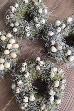 Osterkranz Ostern Mooskranz Kranz Kränze fertig gebunden Eierkranz Dekokranz Moosdeko im Mrs Greenery Shop bestellen kaufen