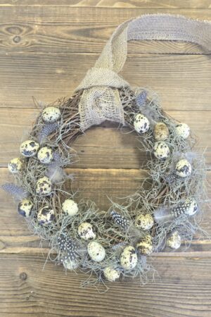 Osterkranz Ostern Kranz Kränze fertig gebunden Eierkranz Dekokranz Moosdeko im Mrs Greenery Shop bestellen kaufen