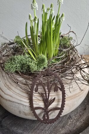 Rostdeko Rostanhänger Ornament Frühling Frühlingsdeko im Mrs Greenery Shop bestellen kaufen