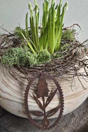 Rostdeko Rostanhänger Ornament Frühling Frühlingsdeko im Mrs Greenery Shop bestellen kaufen