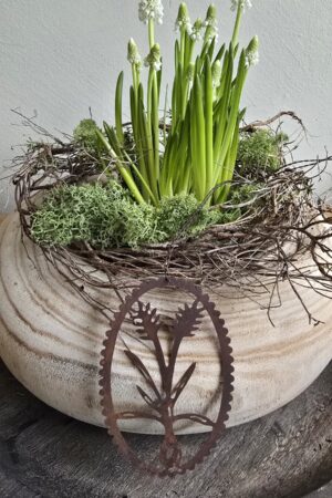 Rostdeko Rostanhänger Ornament Frühling Frühlingsdeko im Mrs Greenery Shop bestellen kaufen