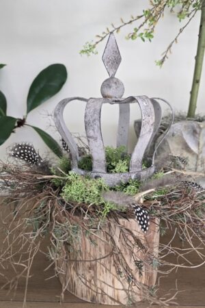 metallkrone krone aus metall dekokrone deko im mrs greenery shop bestellen kaufen