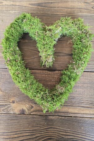 moosherz herz aus moos zum kreativsein gestalten im mrs greenery shop kaufen bestellen
