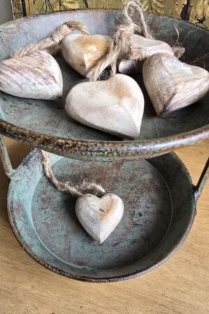 Alternative view of Mini-Holz-Herz hell