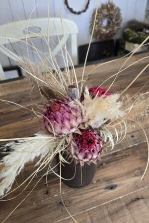 Blumenstrauß Trockenblumen trockenblumenstrauss artischockendeko trockenstrauss im mrs greenery shop bestellen kaufen