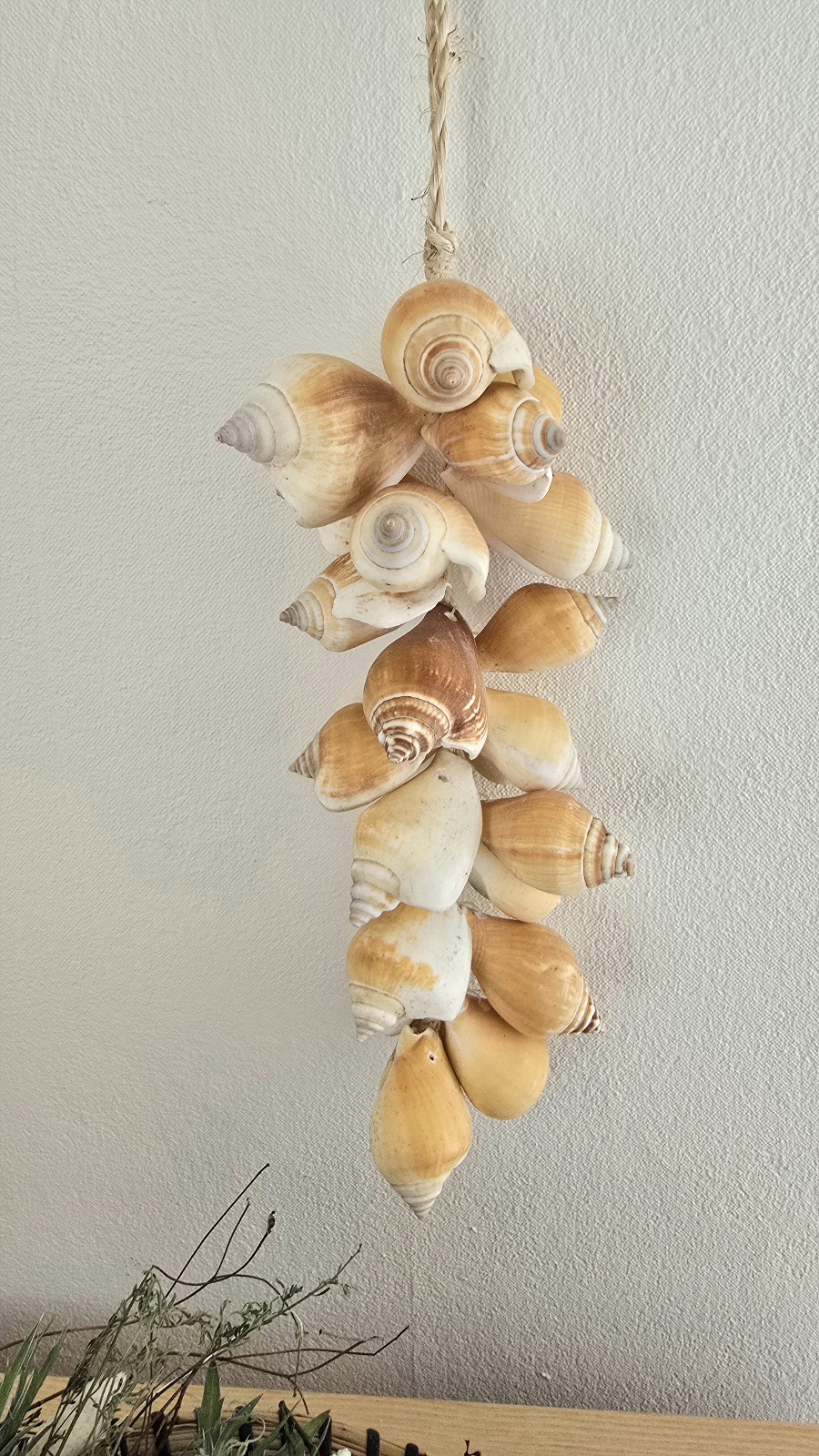 Muscheln Windspiel Mobile Perlmutt Maritime Deko im Mrs Greenery Shop bestellen kaufen