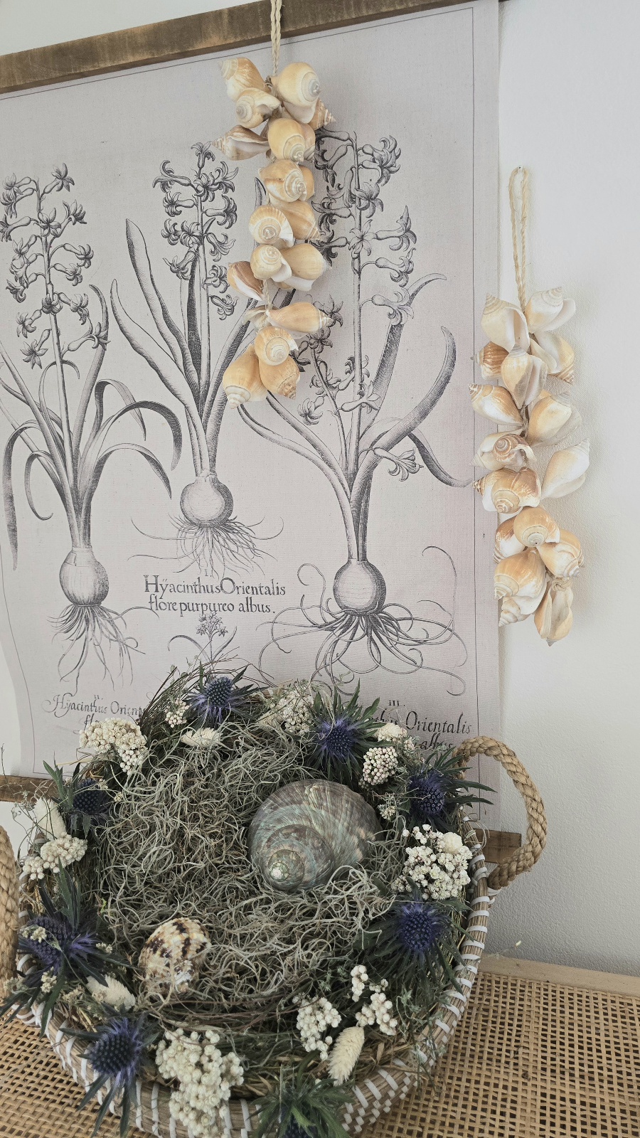 Muscheln Windspiel Mobile Perlmutt Maritime Deko im Mrs Greenery Shop bestellen kaufen