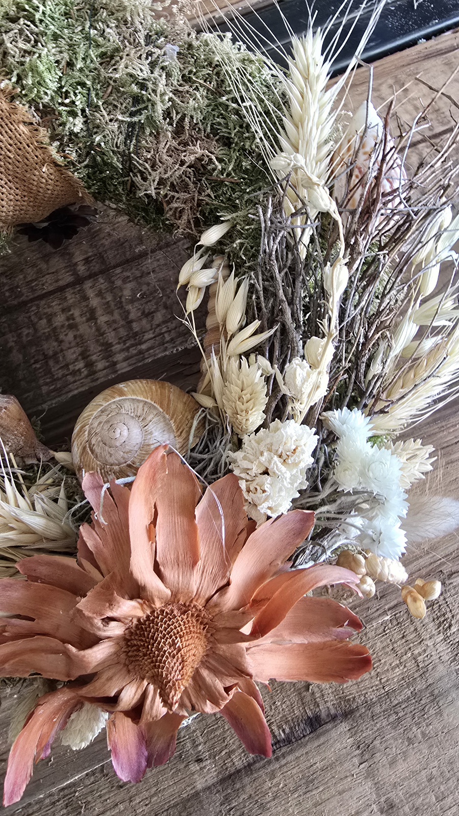Trockenblumenkranz Sommerhitze – Bild 3