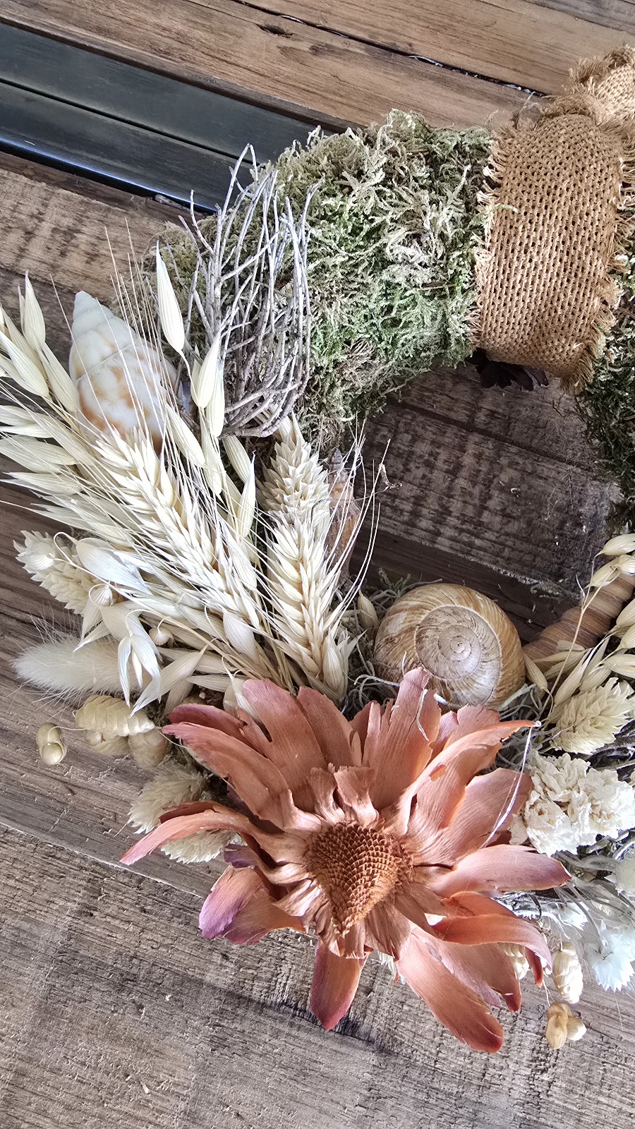 Trockenblumenkranz Sommerhitze – Bild 4