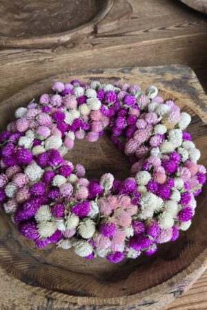 Kranz Knopfblume bunt 28cm