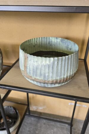 Alternative view of Übertopf Metallpatina 23cm
