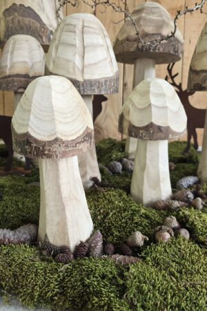 Pilz Holzpilz Herbstdeko Holzdeko Pilz Dekopilze im Mrs greenery shop bestellen kaufen