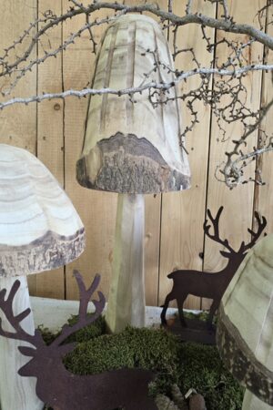 Pilz Holzpilz Herbstdeko Holzdeko Pilz Dekopilze im Mrs greenery shop bestellen kaufen