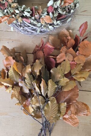 Buchenzweige konserviert Herbstlaub Blätter Laub Herbstdeko Sommerdeko im Mrs greenery shop bestellen kaufen