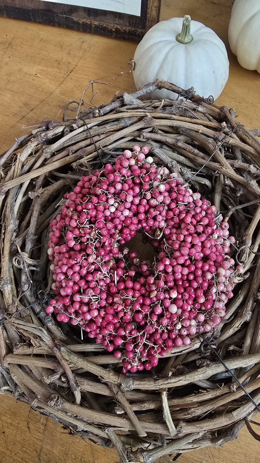 Pfefferbeerenkranz 15cm