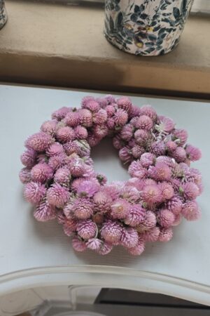 Alternative view of Kranz Knopfblume rosa 20cm